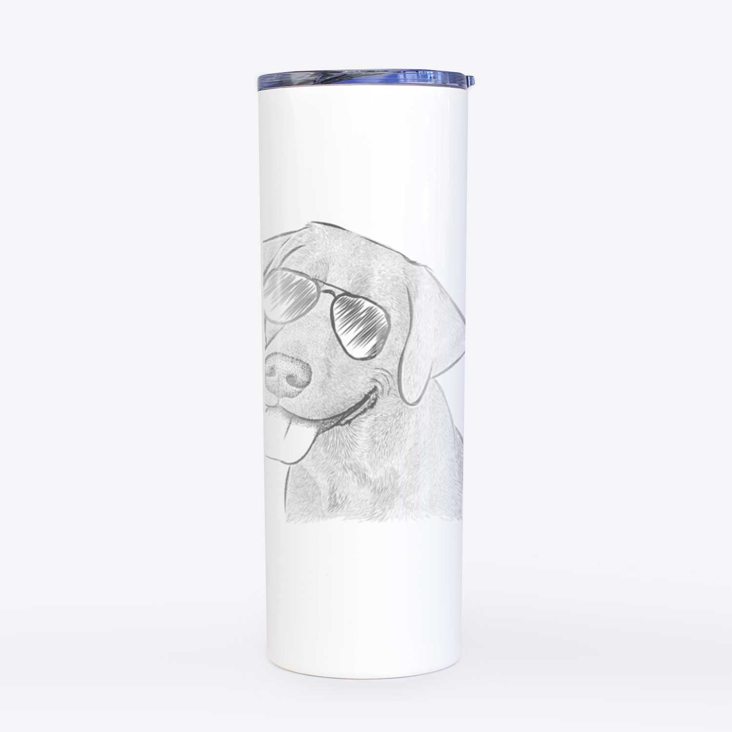 Zeppelin the Black Labrador - 20oz Skinny Tumbler