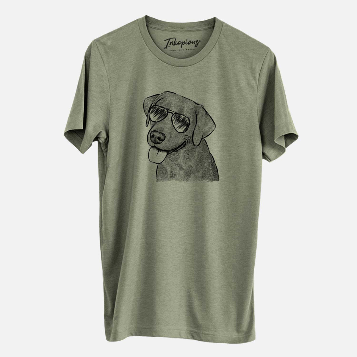 Aviator Zeppelin the Black Labrador - Unisex Crewneck