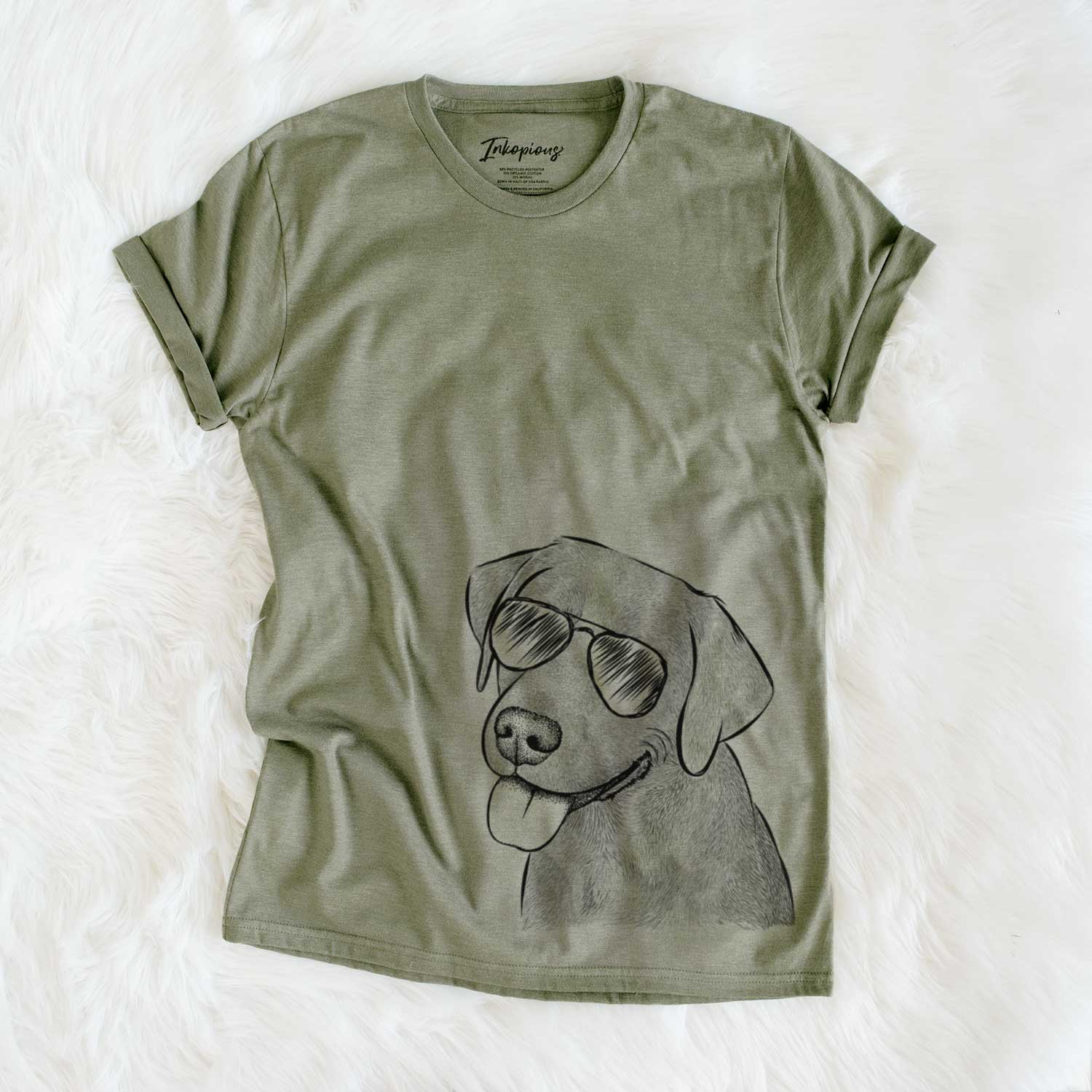 Aviator Zeppelin the Black Labrador - Unisex Crewneck