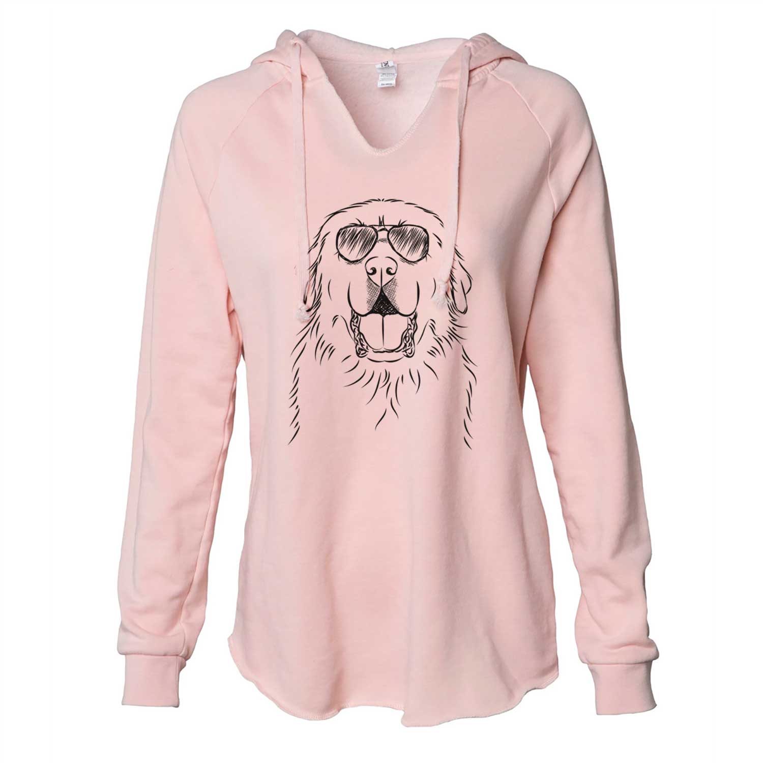 Zeus the Great Pyrenees - Cali Wave Hooded Sweatshirt