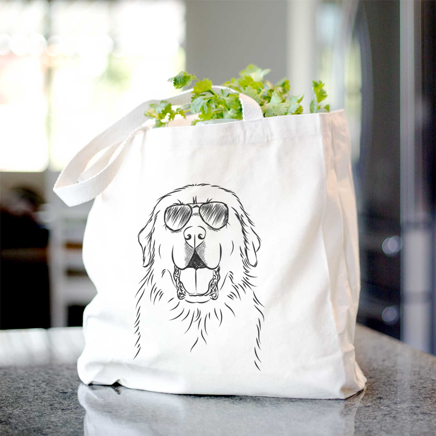 Zeus the Great Pyrenees - Tote Bag