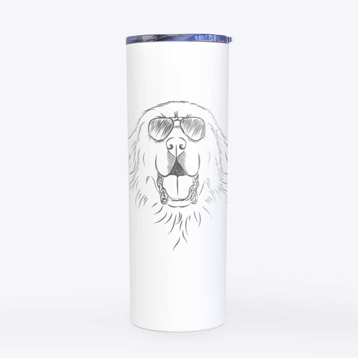 Zeus the Great Pyrenees - 20oz Skinny Tumbler