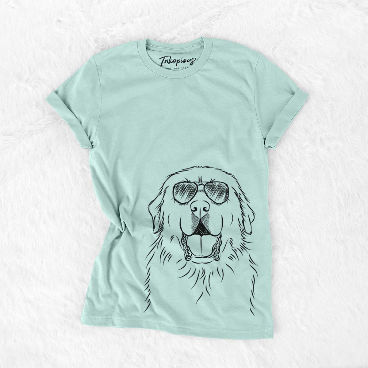 Aviator Zeus the Great Pyrenees - Unisex Crewneck