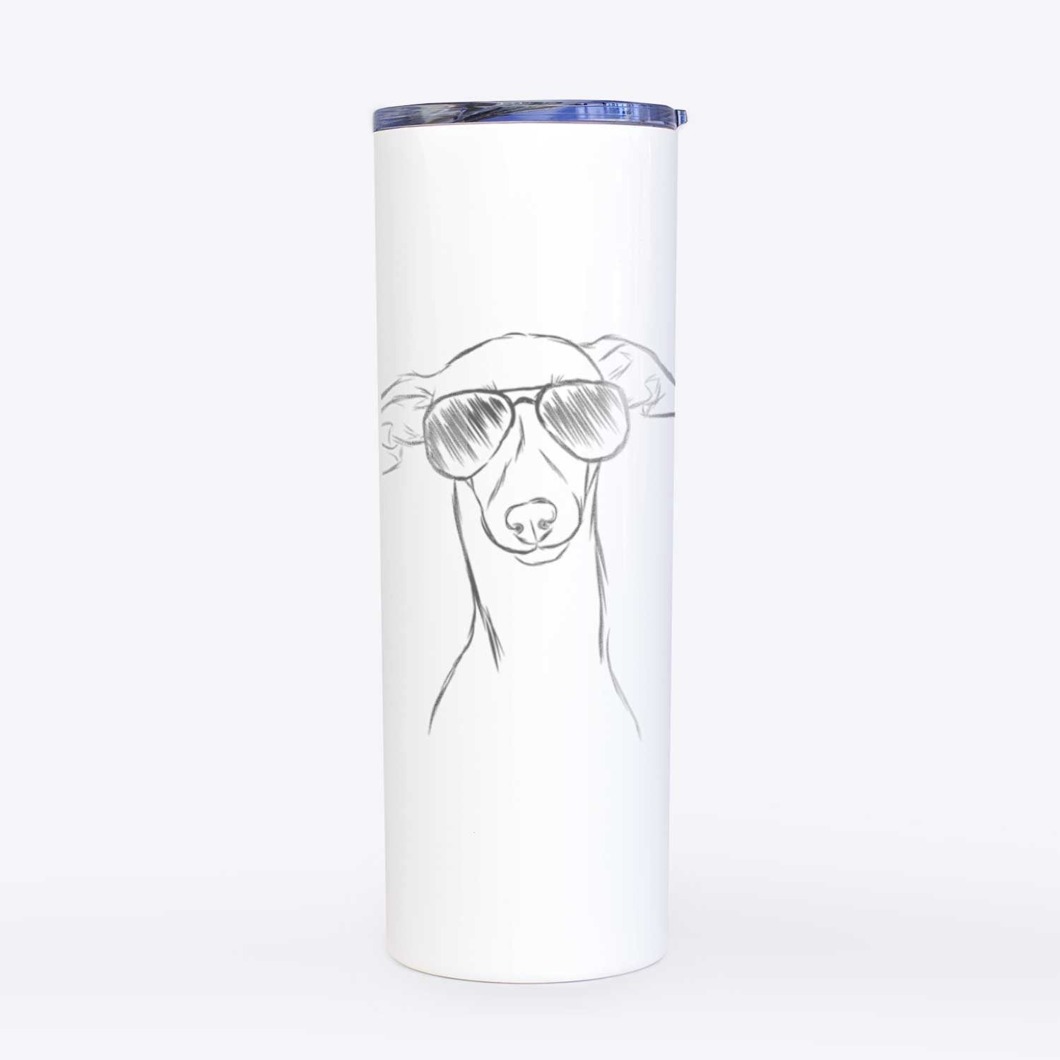 Ziggie the Italian Greyhound - 20oz Skinny Tumbler