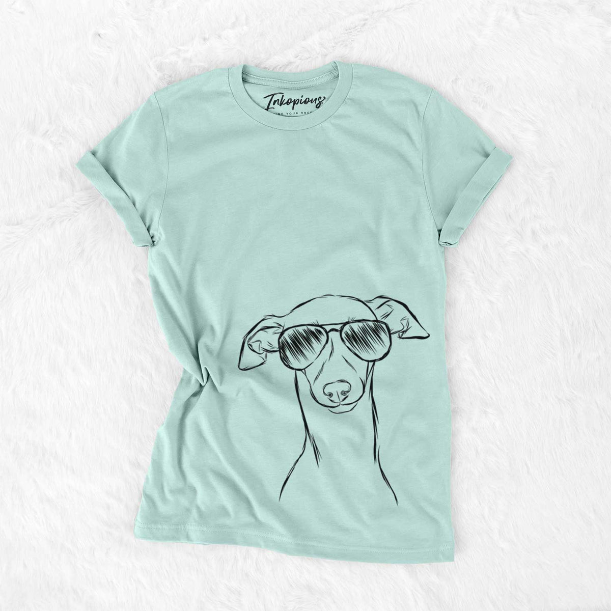 Aviator Ziggie the Italian Greyhound - Unisex Crewneck