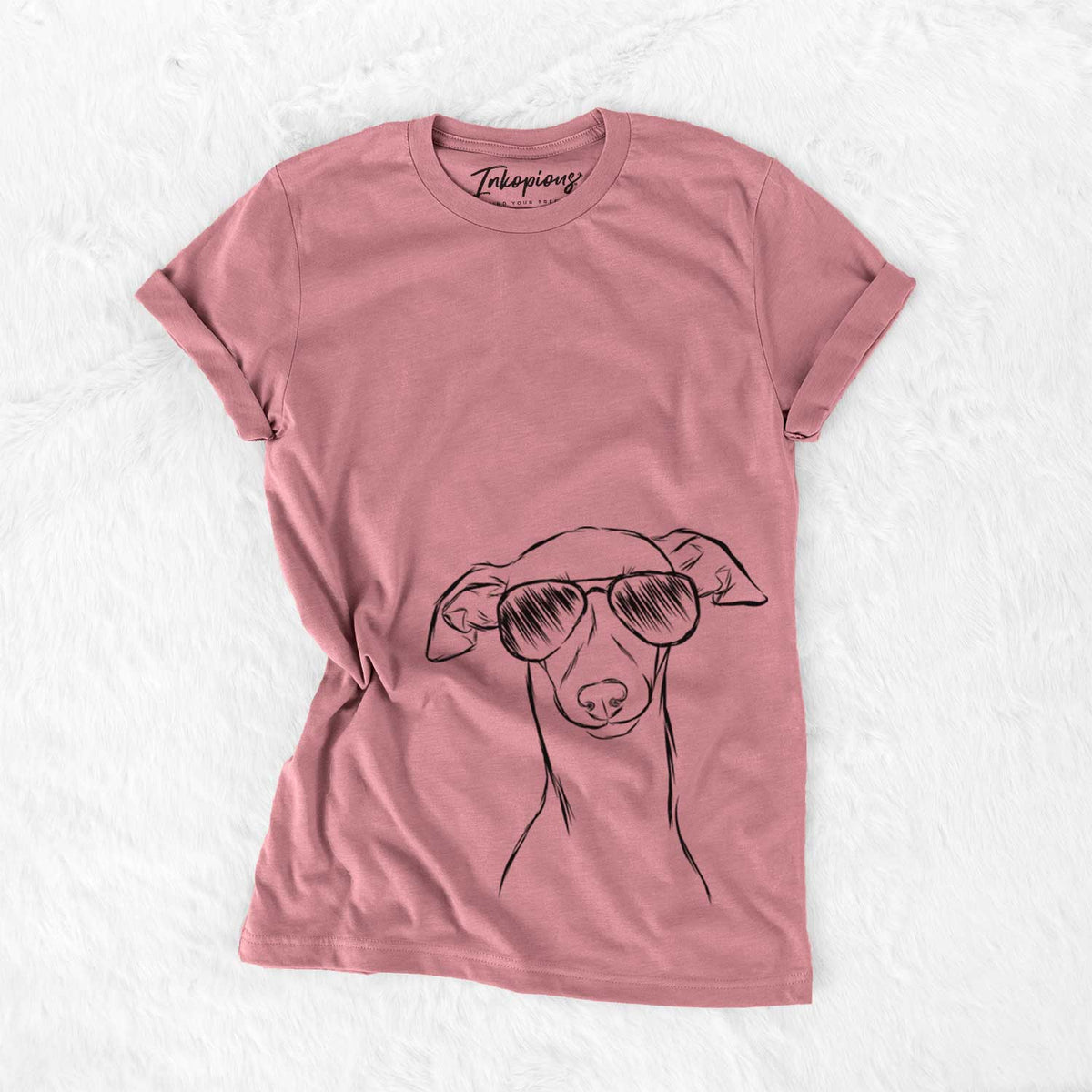 Aviator Ziggie the Italian Greyhound - Unisex Crewneck