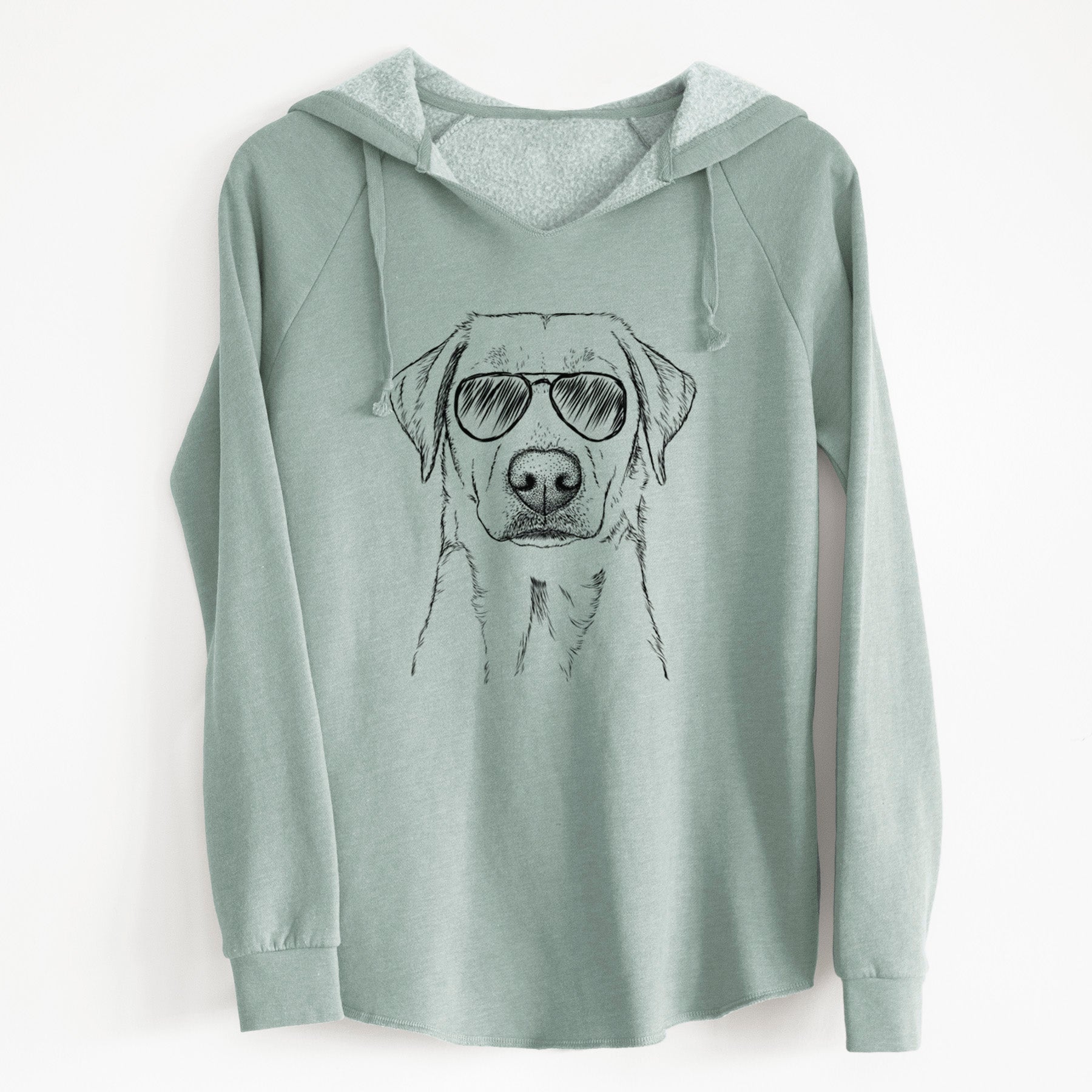 Aviator Zoe the Yellow Lab - Cali Wave Hooded Sweatshirt