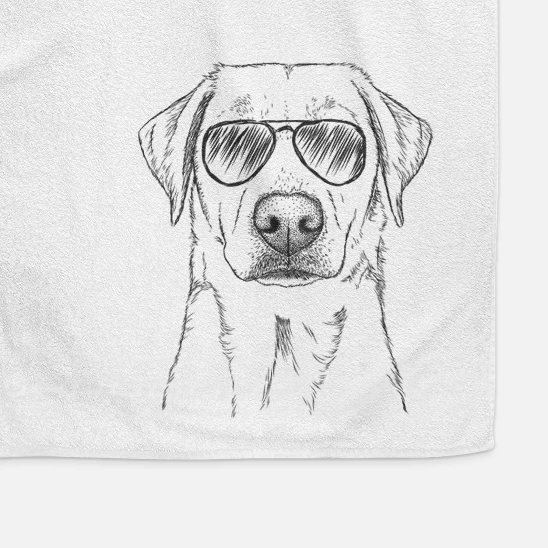 Zoe the Yellow Lab Decorative Hand Towel