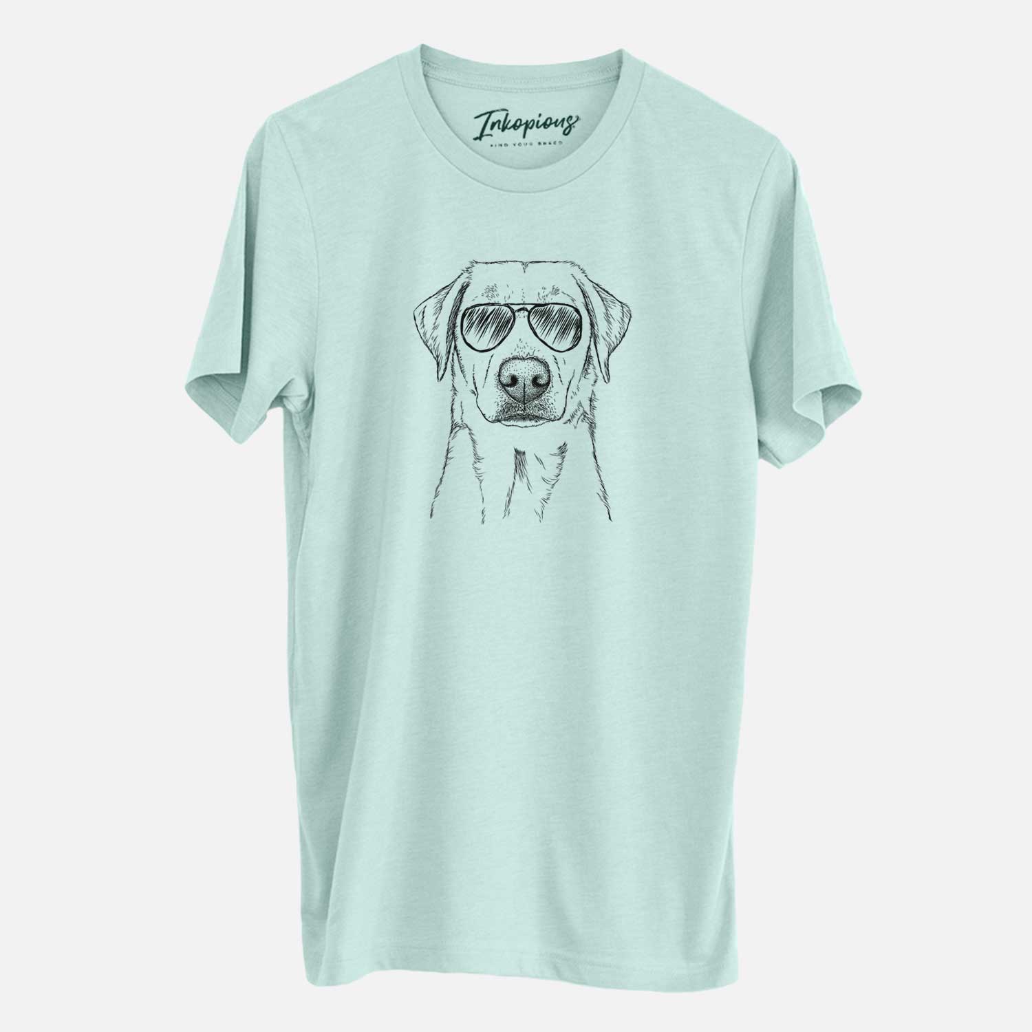 Aviator Zoe the Yellow Lab - Unisex Crewneck