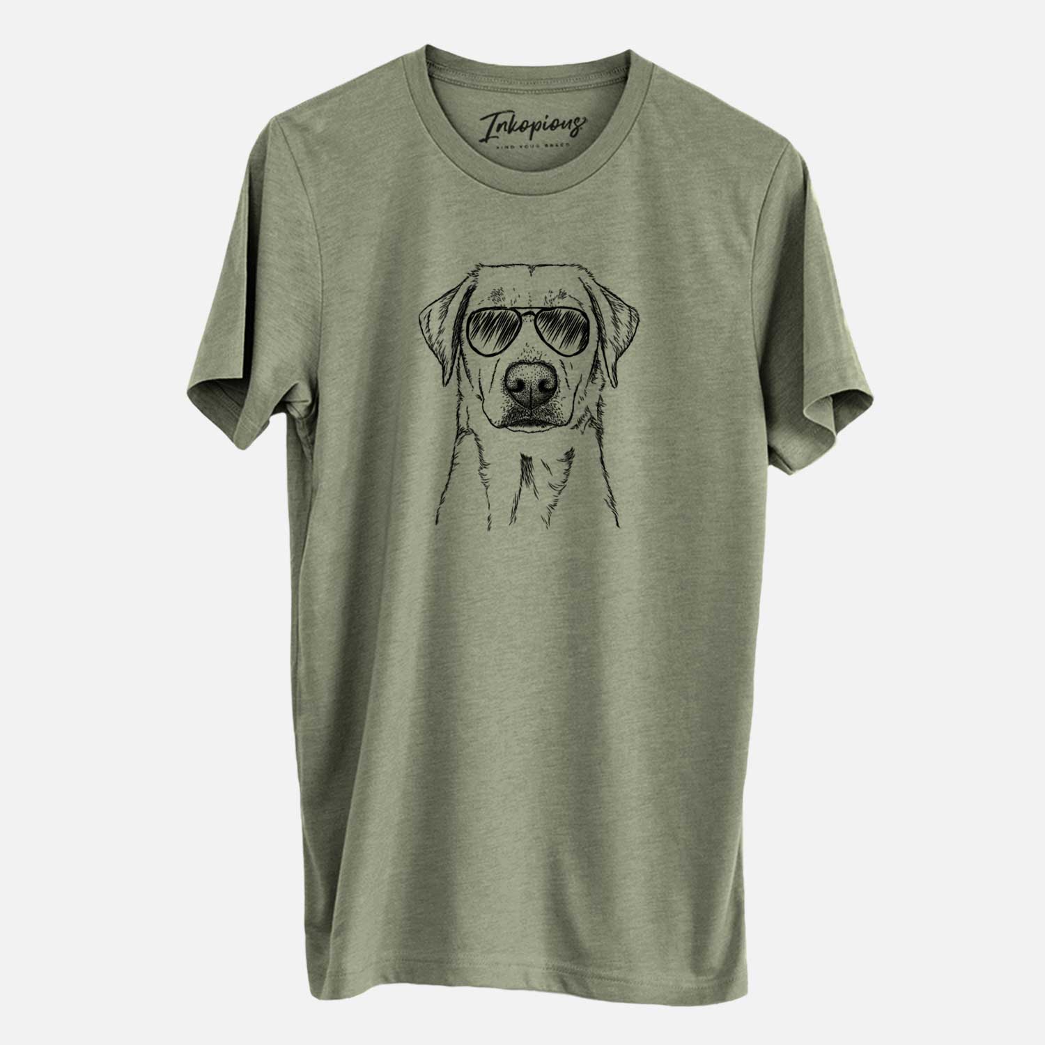 Aviator Zoe the Yellow Lab - Unisex Crewneck