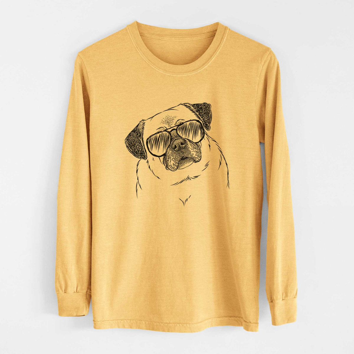 Aviators Zoey the Pug - Heavyweight 100% Cotton Long Sleeve