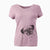 Aviator Zoey the Pug - Women's V-neck Shirt