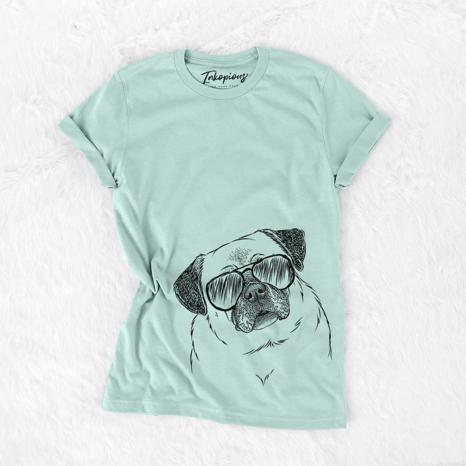 Aviator Zoey the Pug - Unisex Crewneck