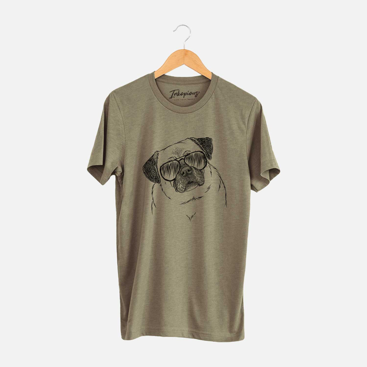 Aviator Zoey the Pug - Unisex Crewneck