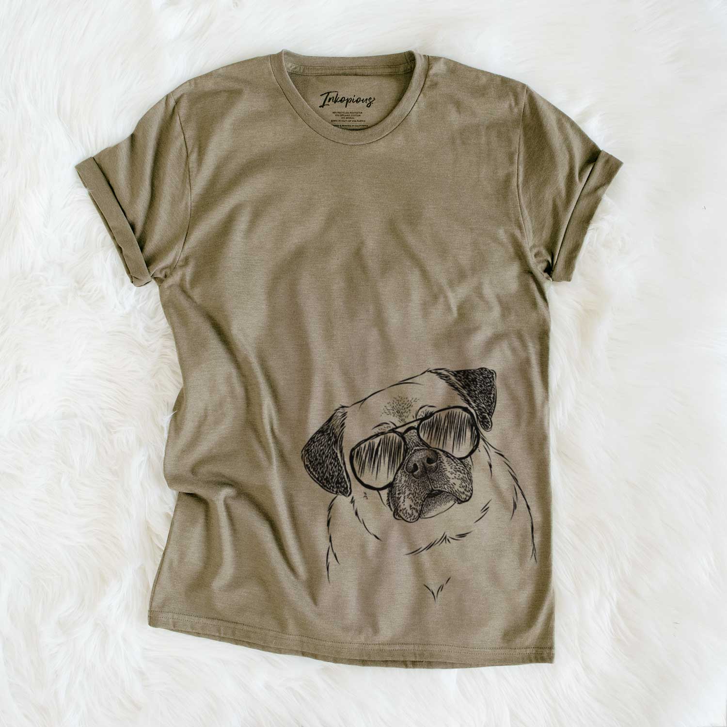 Aviator Zoey the Pug - Unisex Crewneck