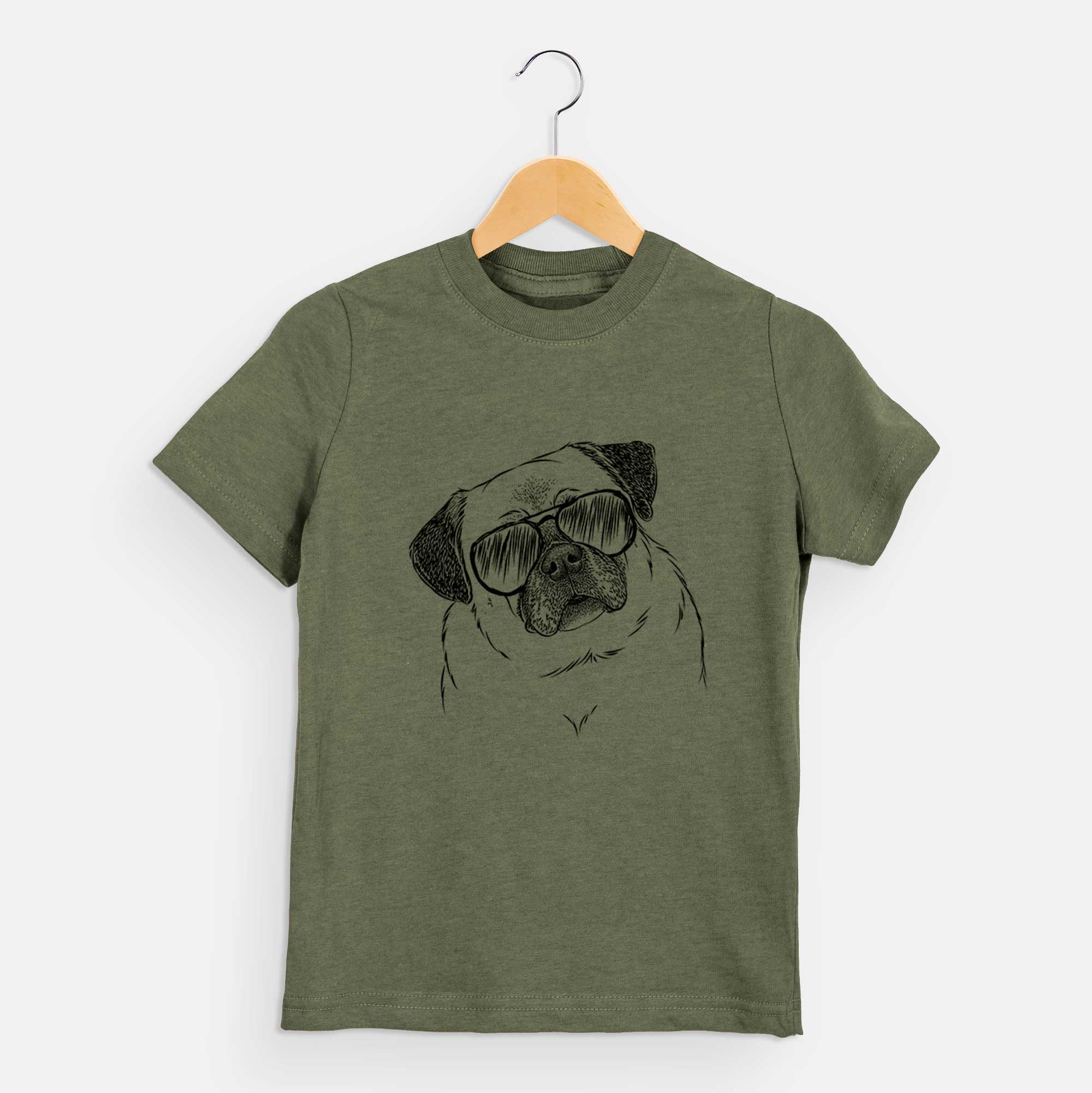 Aviator Zoey the Pug - Kids/Youth/Toddler Shirt