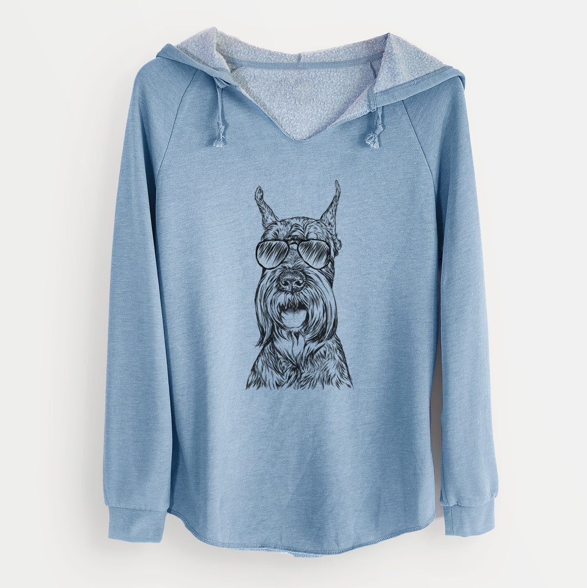 Aviator Zuri the Giant Schnauzer - Cali Wave Hooded Sweatshirt