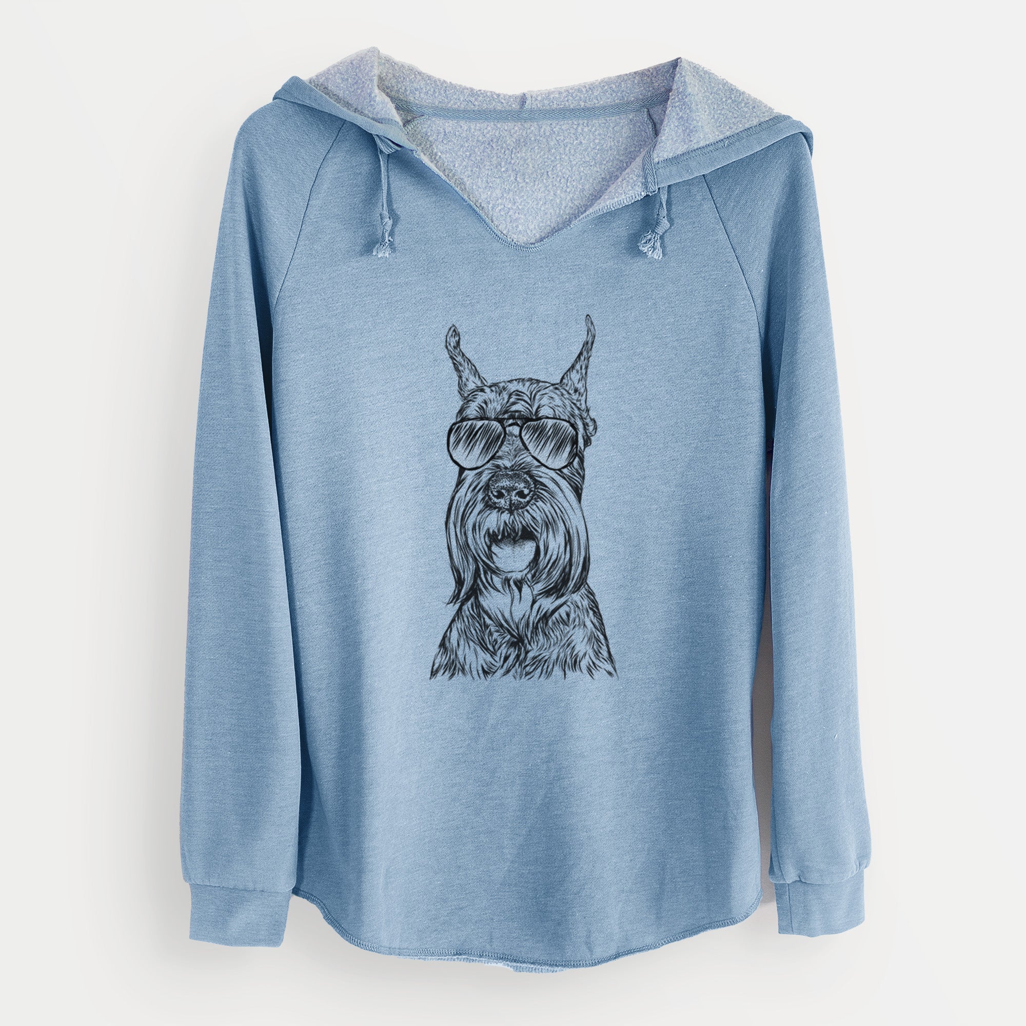 Aviator Zuri the Giant Schnauzer - Cali Wave Hooded Sweatshirt