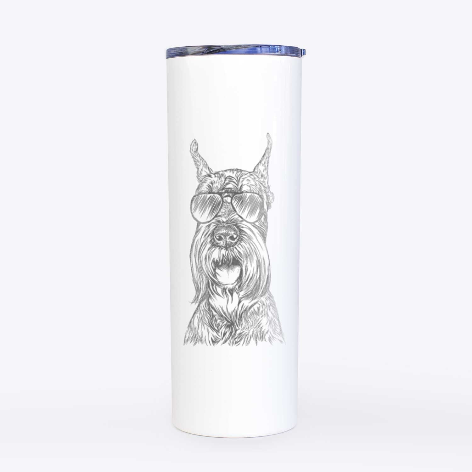 Zuri the Giant Schnauzer - 20oz Skinny Tumbler