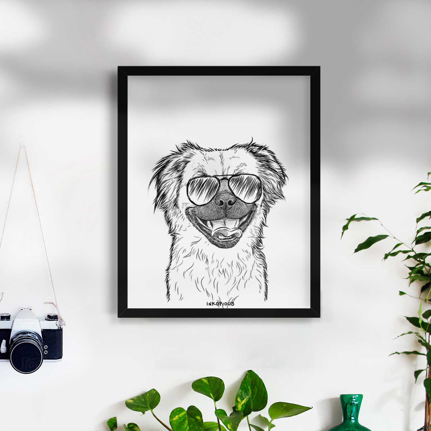 Zuri the Spaniel Mix Art Print