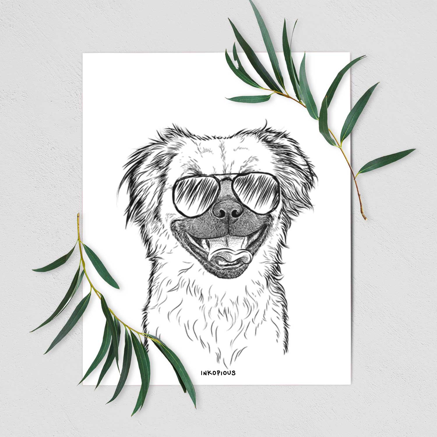 Zuri the Spaniel Mix Art Print