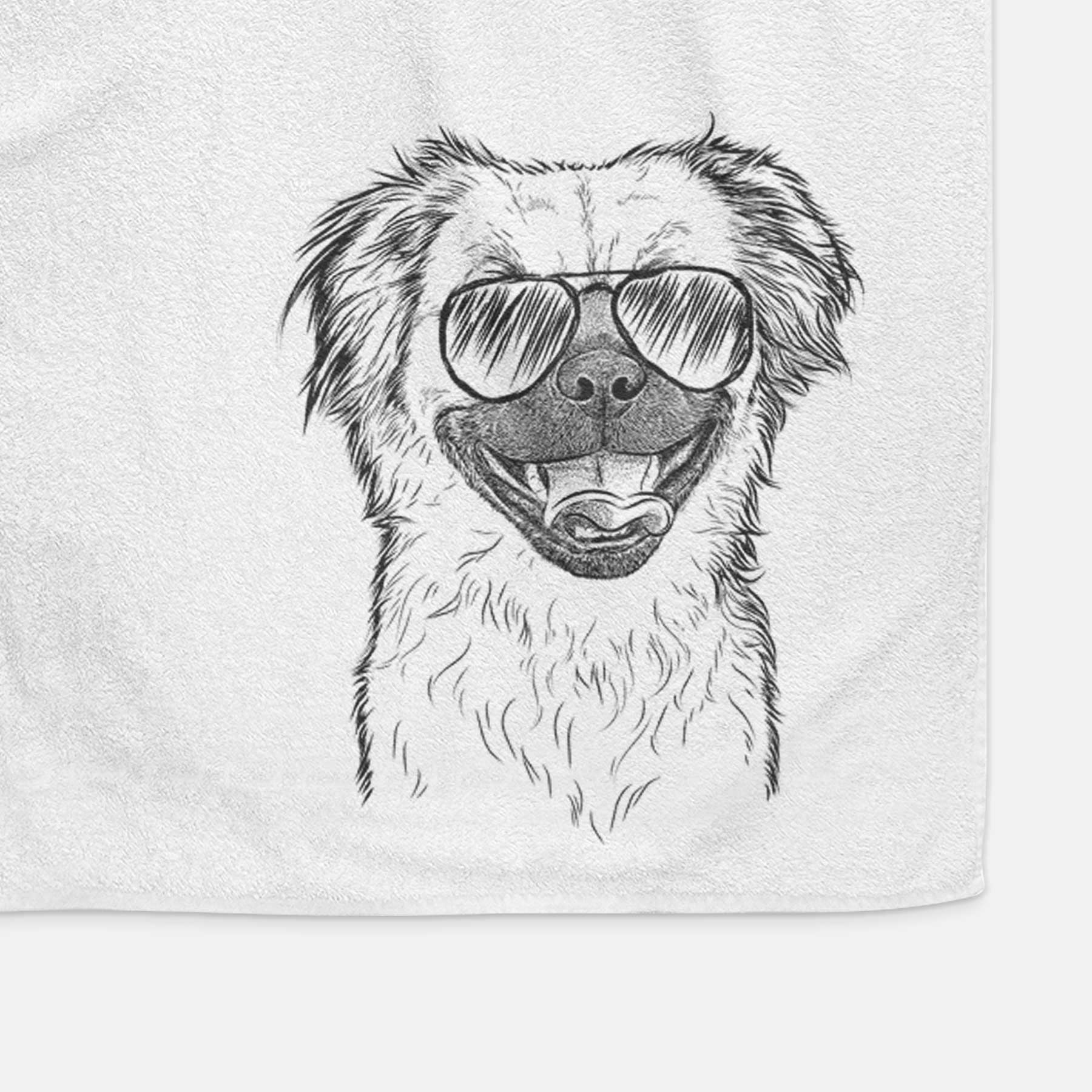 Zuri the Spaniel Mix Decorative Hand Towel