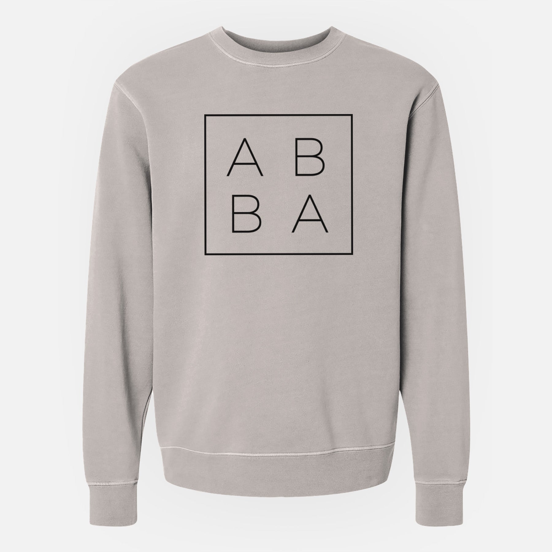 Abba Boxed - Unisex Pigment Dyed Crew Sweatshirt