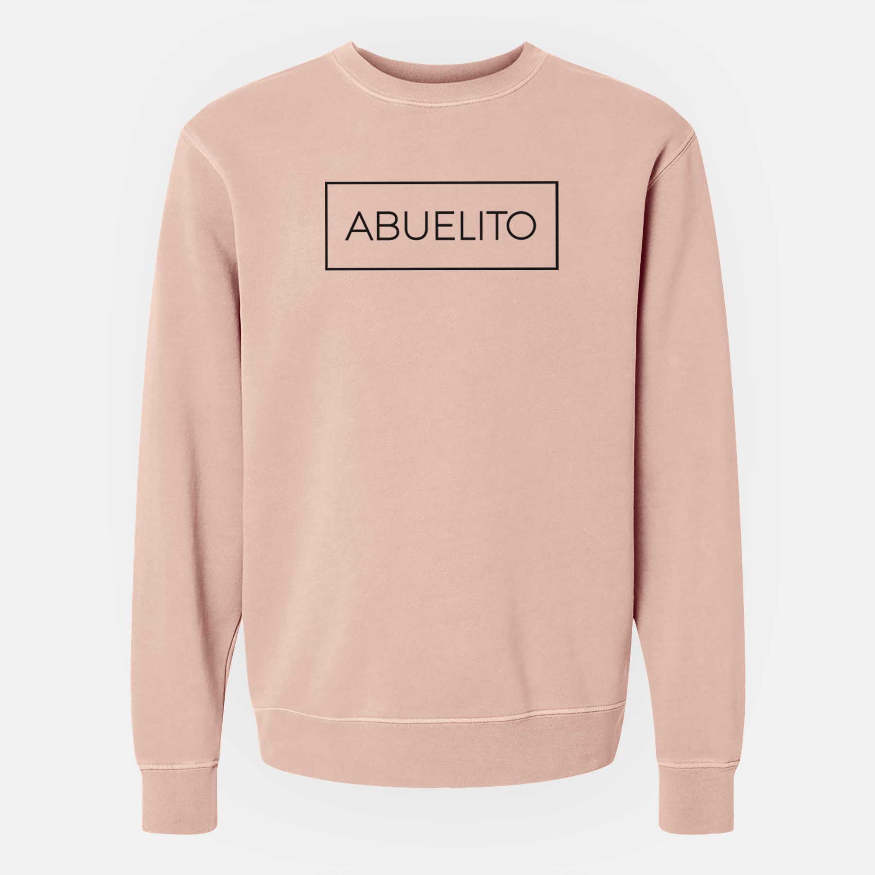 Abuelito Boxed - 1 Line - Unisex Pigment Dyed Crew Sweatshirt