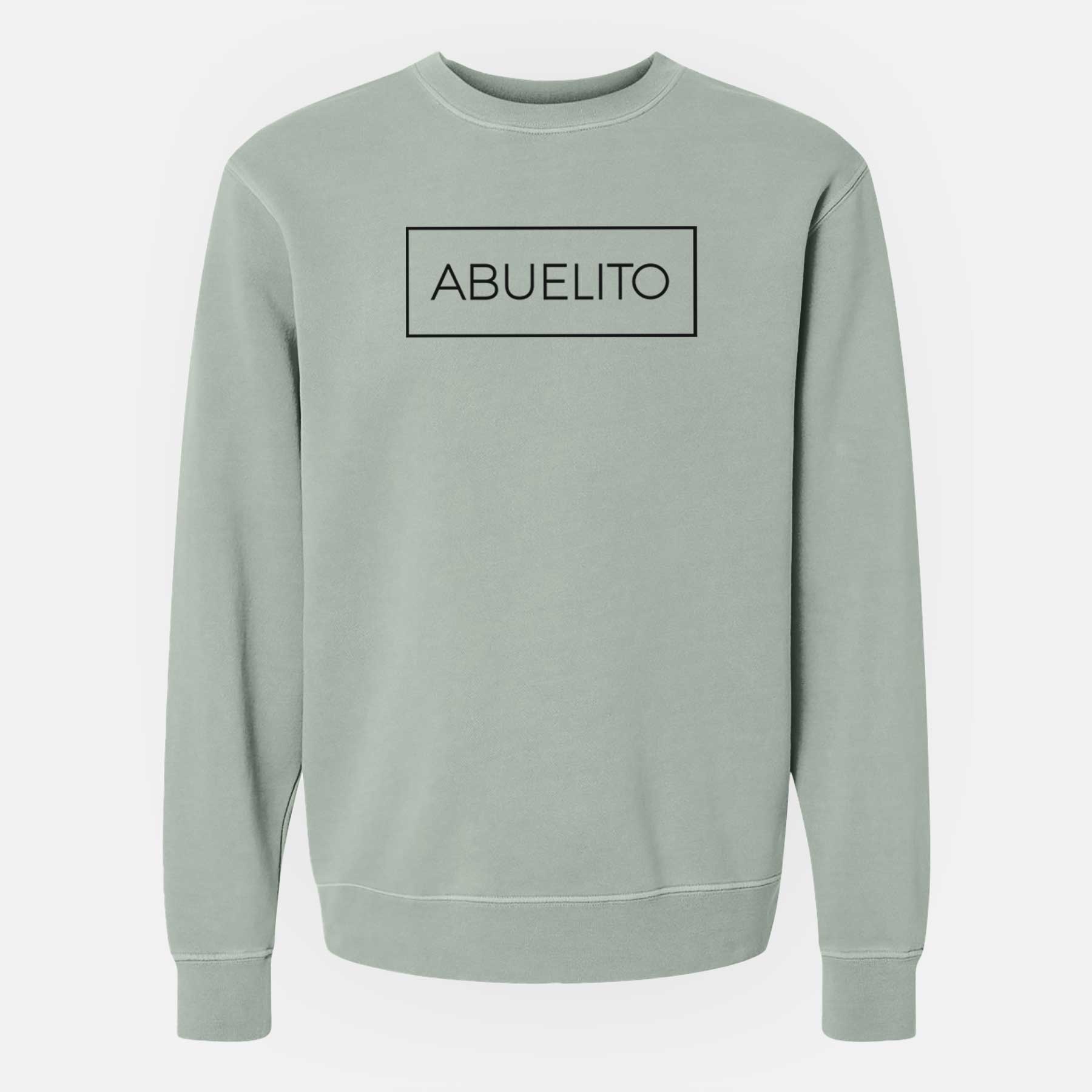 Abuelito Boxed - 1 Line - Unisex Pigment Dyed Crew Sweatshirt