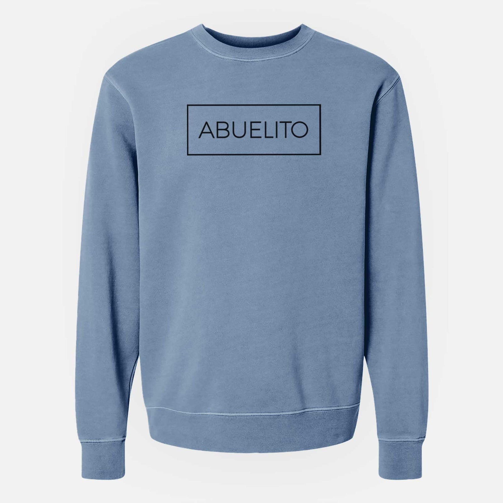 Abuelito Boxed - 1 Line - Unisex Pigment Dyed Crew Sweatshirt