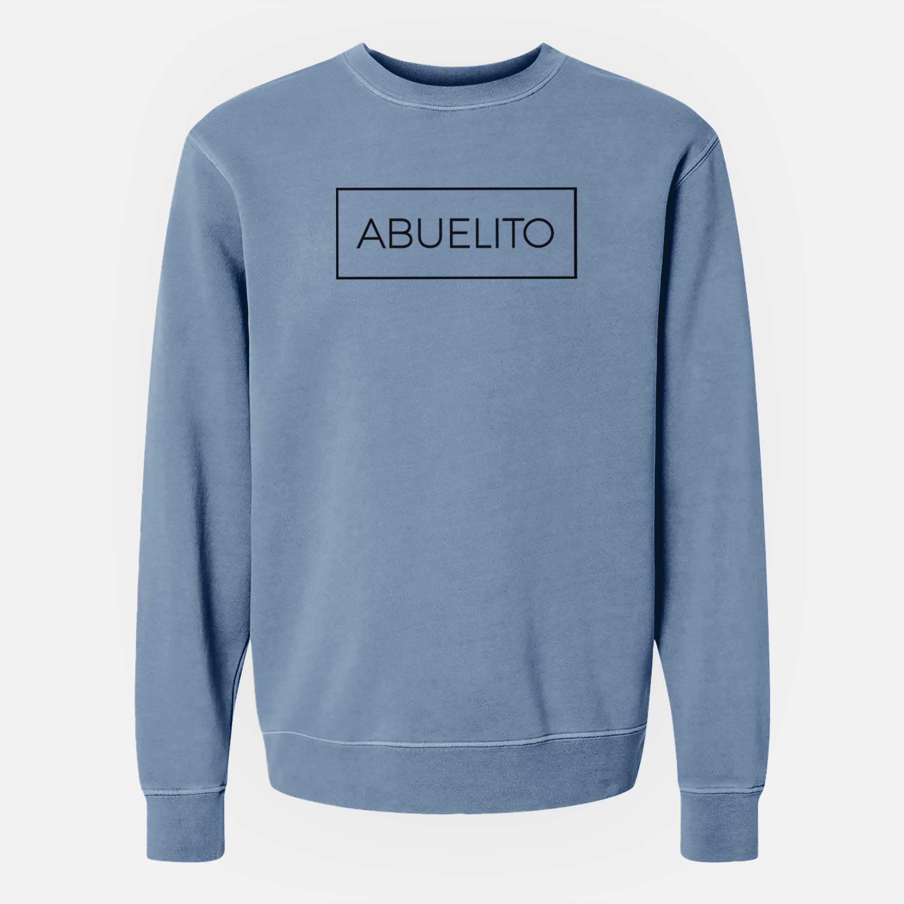 Abuelito Boxed - 1 Line - Unisex Pigment Dyed Crew Sweatshirt