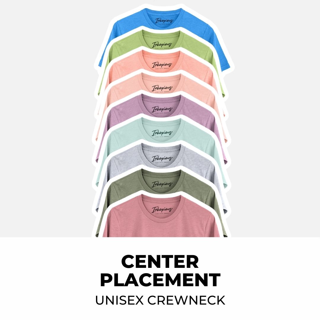 Add-on - Unisex Crewneck - Center Design Placement