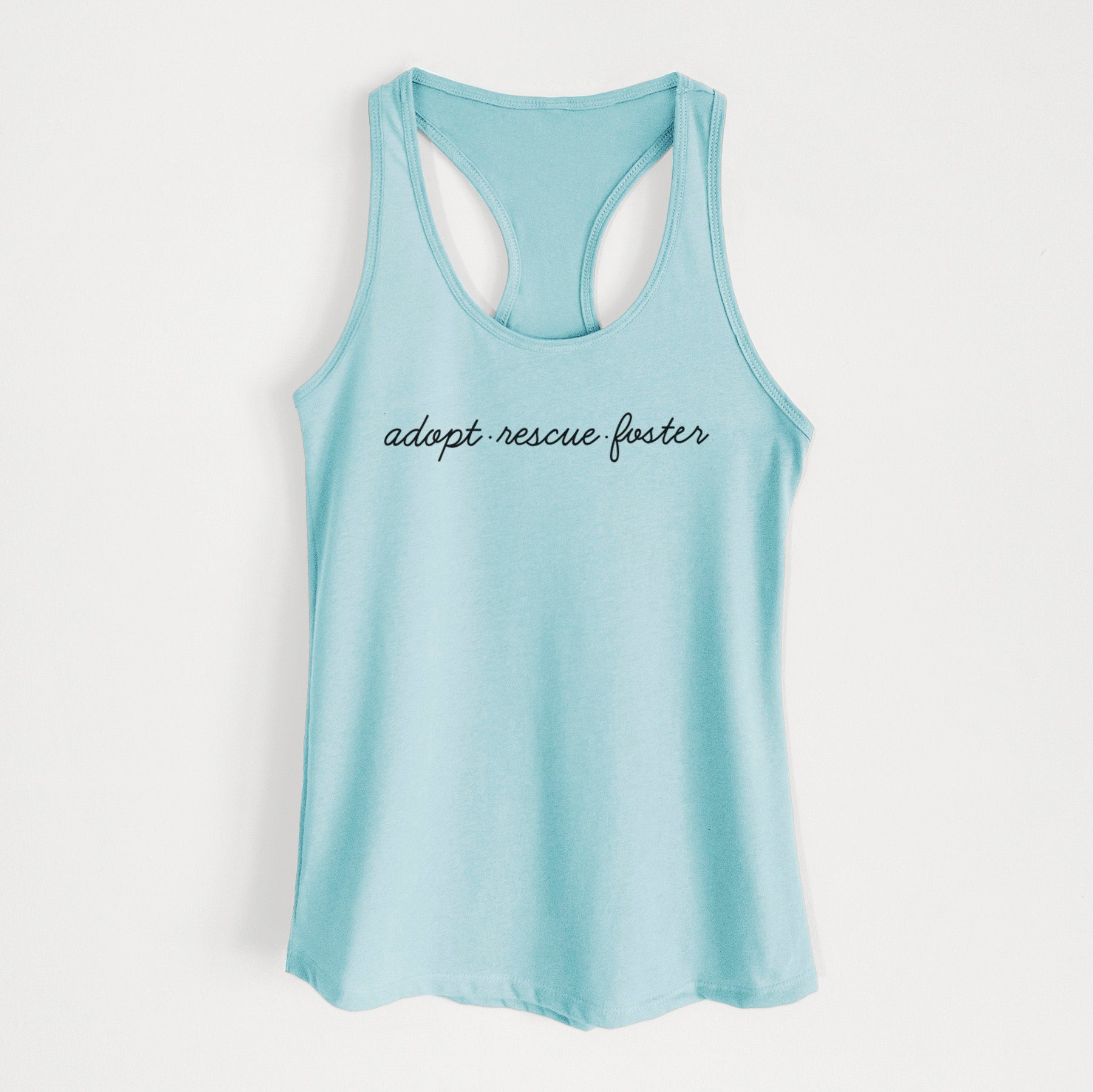 Adopt - Rescue - Foster - Women's Racerback Tanktop