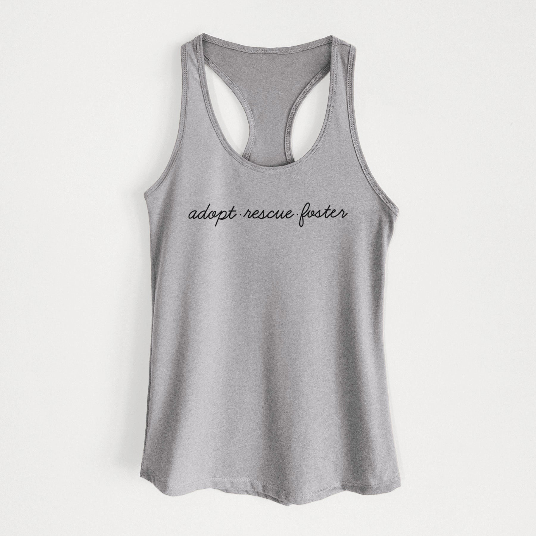 Adopt - Rescue - Foster - Women's Racerback Tanktop