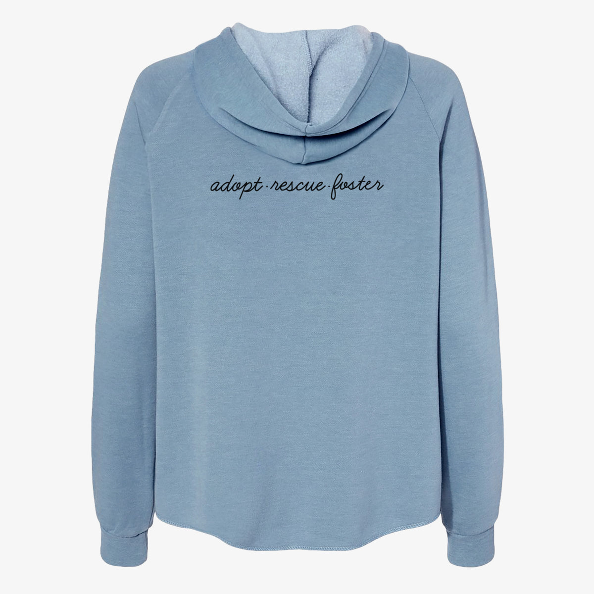 Adopt - Rescue - Foster - Women's Cali Wave Zip-Up Sweatshirt