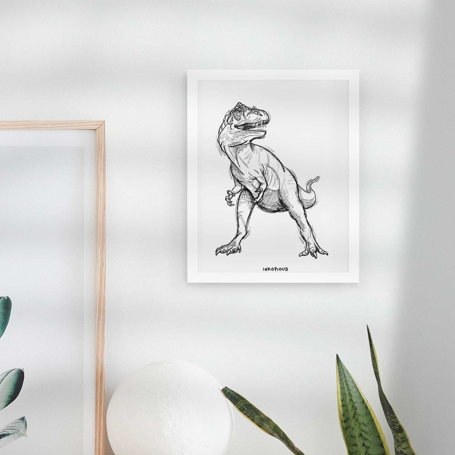 Allosaurus Art Print