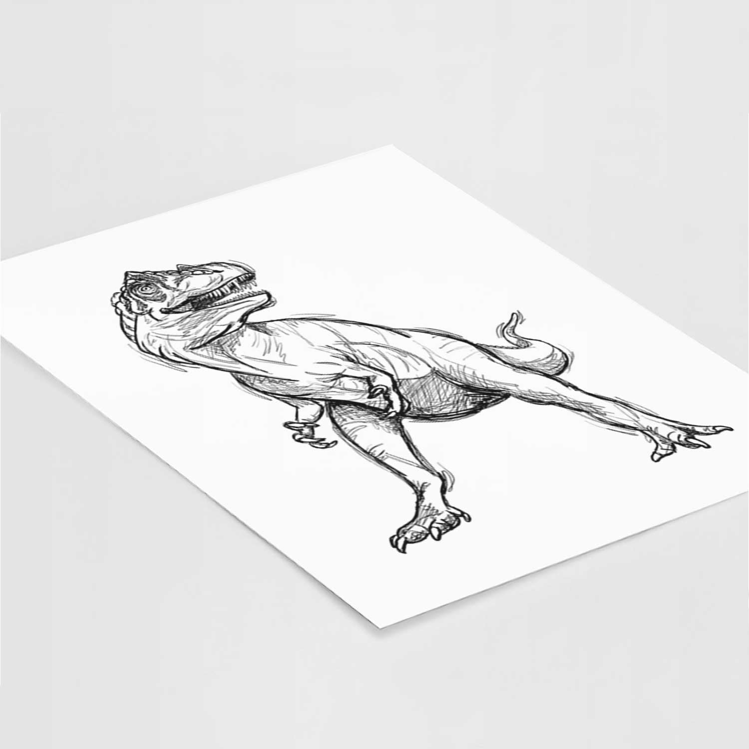 Allosaurus Art Print