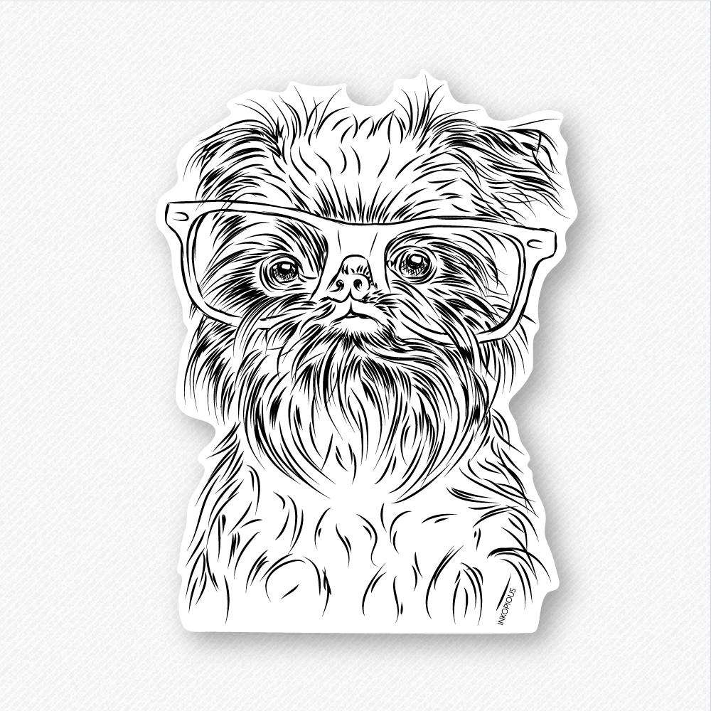 Alo the Brussels Griffon - Decal Sticker