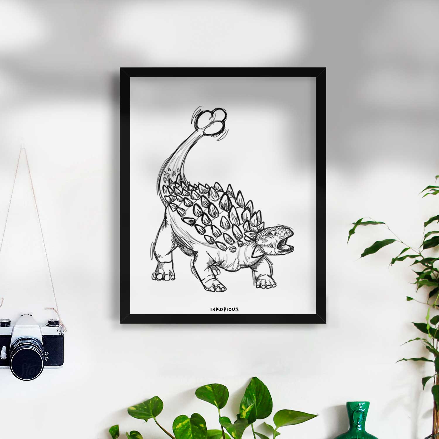 Ankylosaurus Art Print