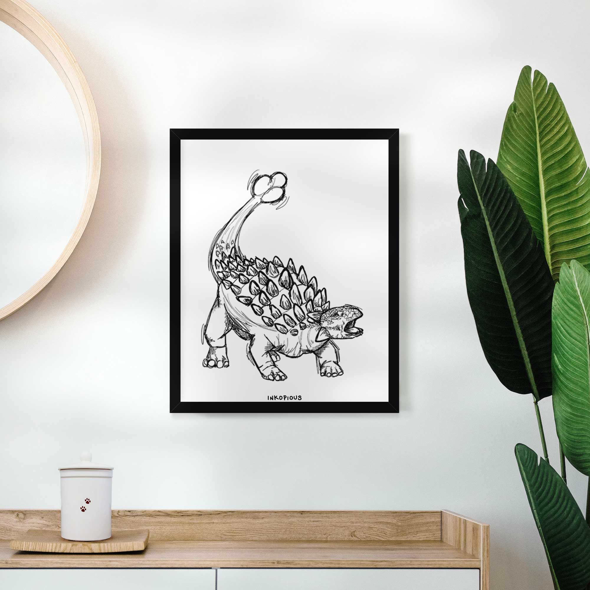 Ankylosaurus Art Print