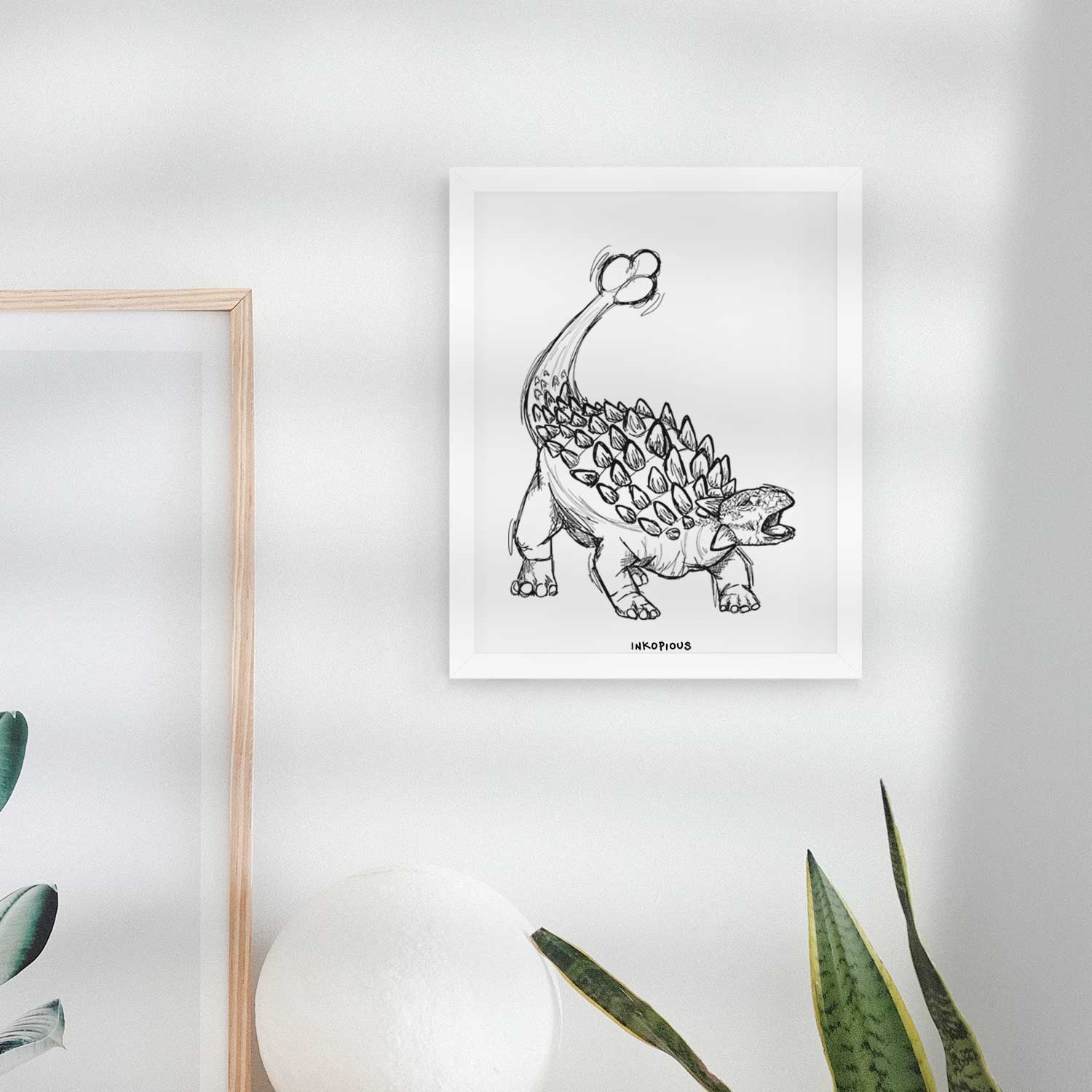 Ankylosaurus Art Print