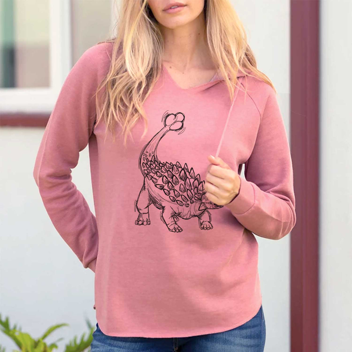 Ankylosaurus - Cali Wave Hooded Sweatshirt