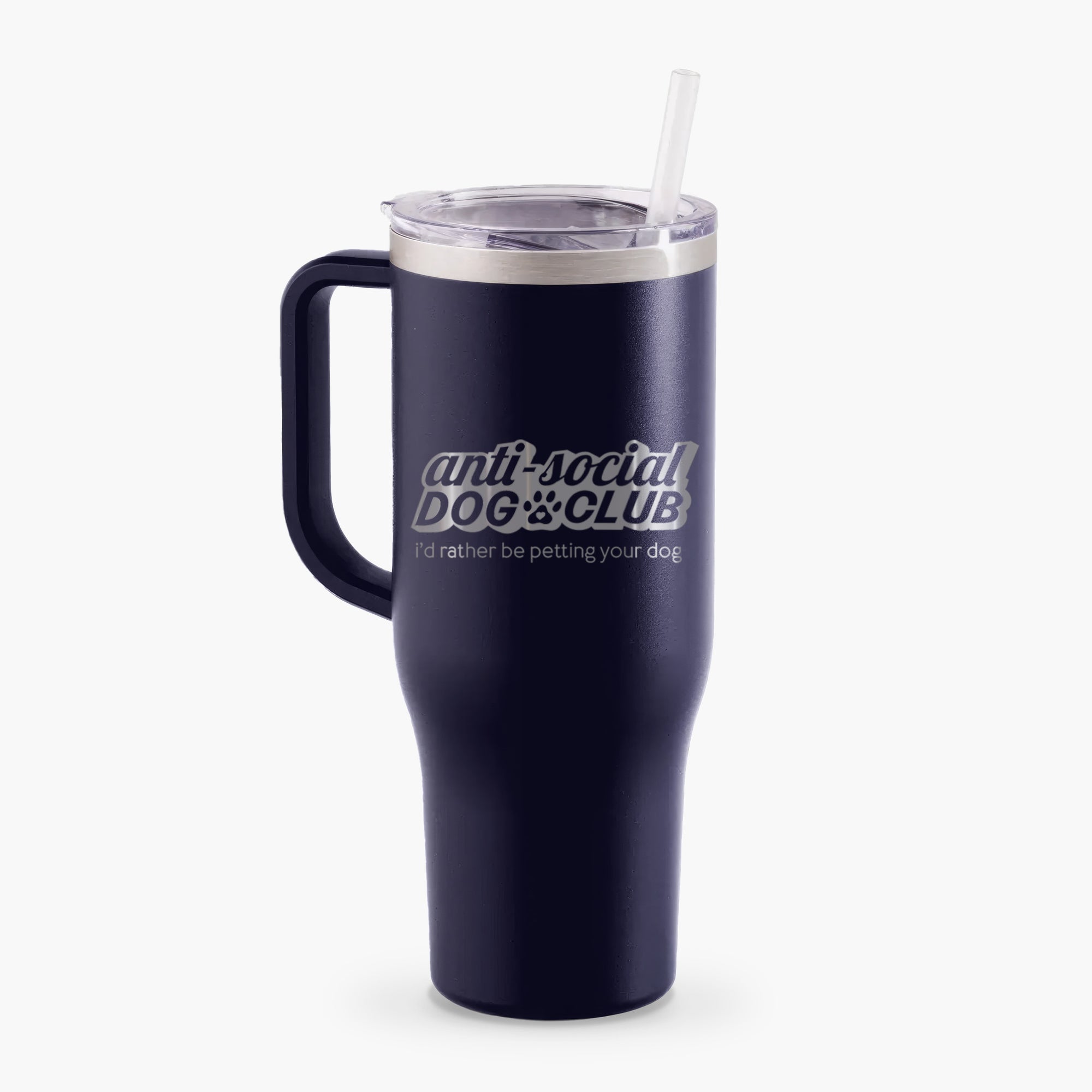 Anti Social Dog Club - 40oz Tumbler with Handle