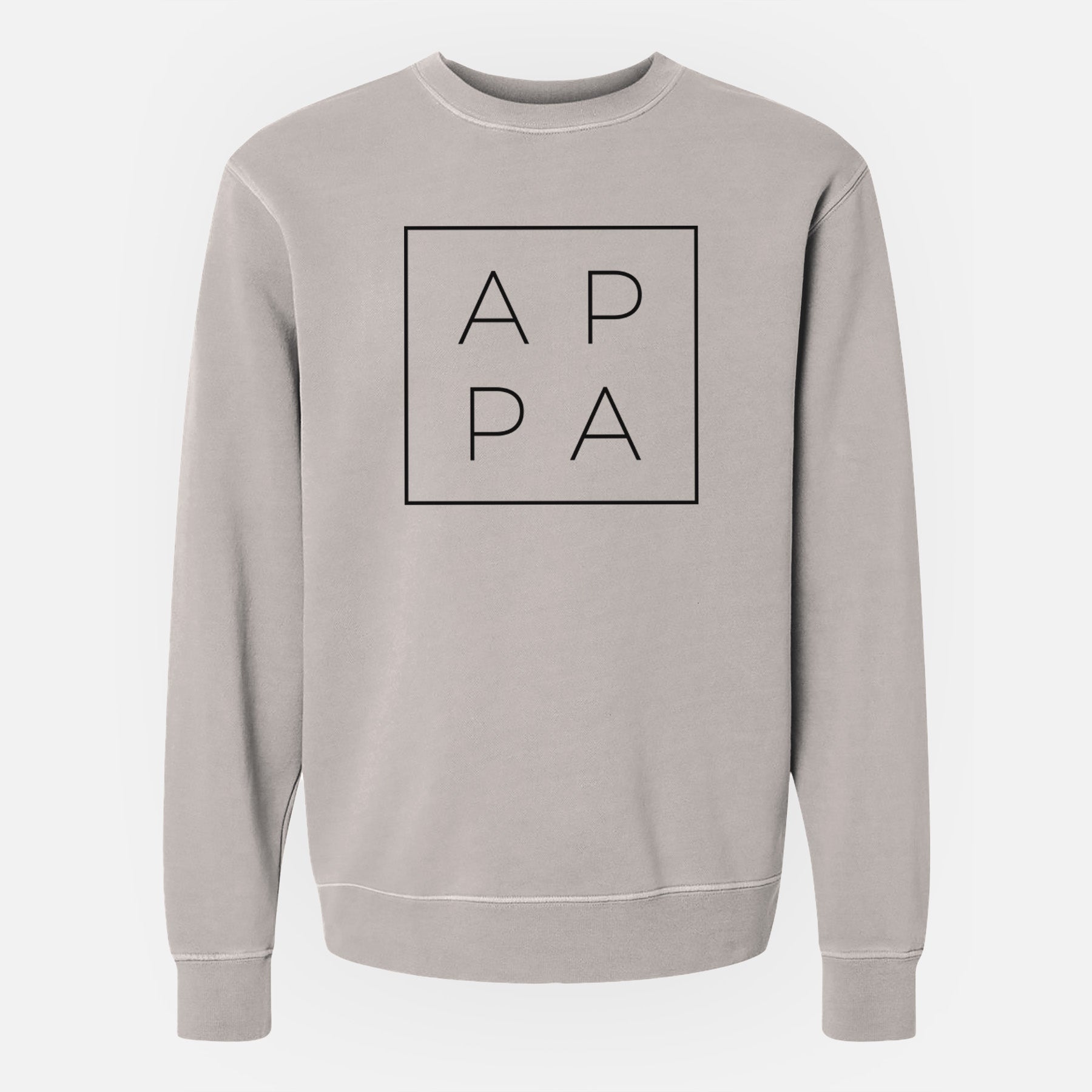 Appa Boxed - Unisex Pigment Dyed Crew Sweatshirt