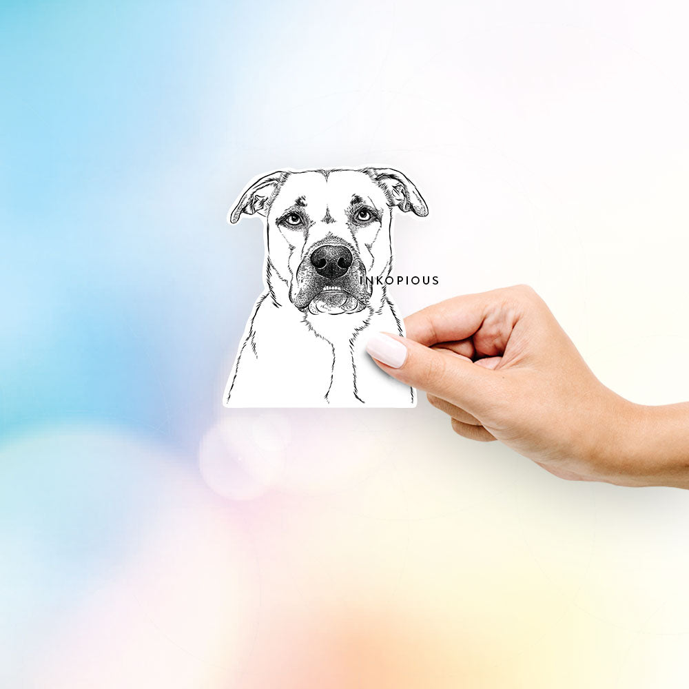 Abby the Boxer/Beagle Mix - Decal