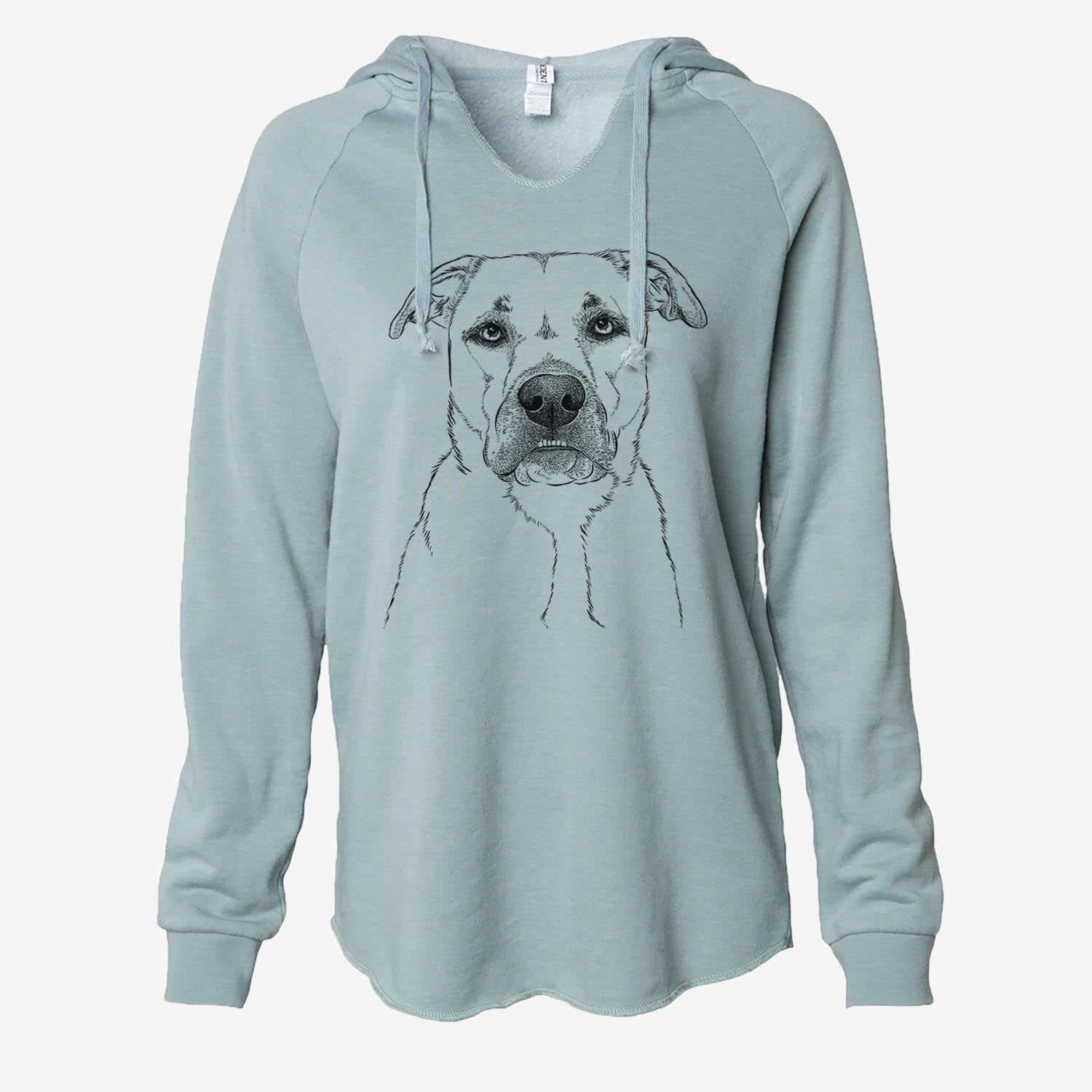 Abby the Boxer Beagle Mix - Cali Wave Hooded Sweatshirt