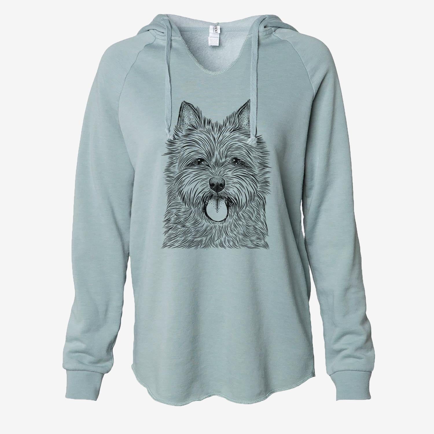 Alfie the Norwich Terrier - Cali Wave Hooded Sweatshirt