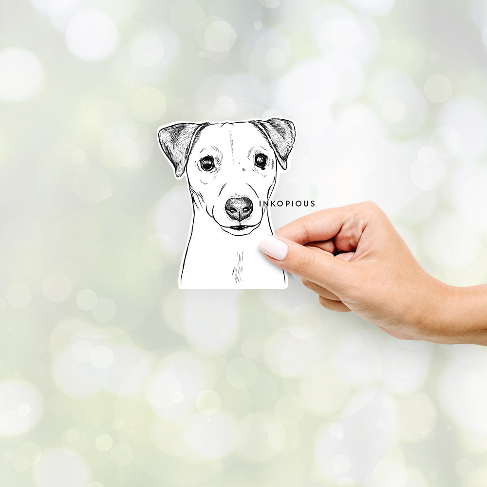 Ally the Jack Russell Terrier - Decal Sticker