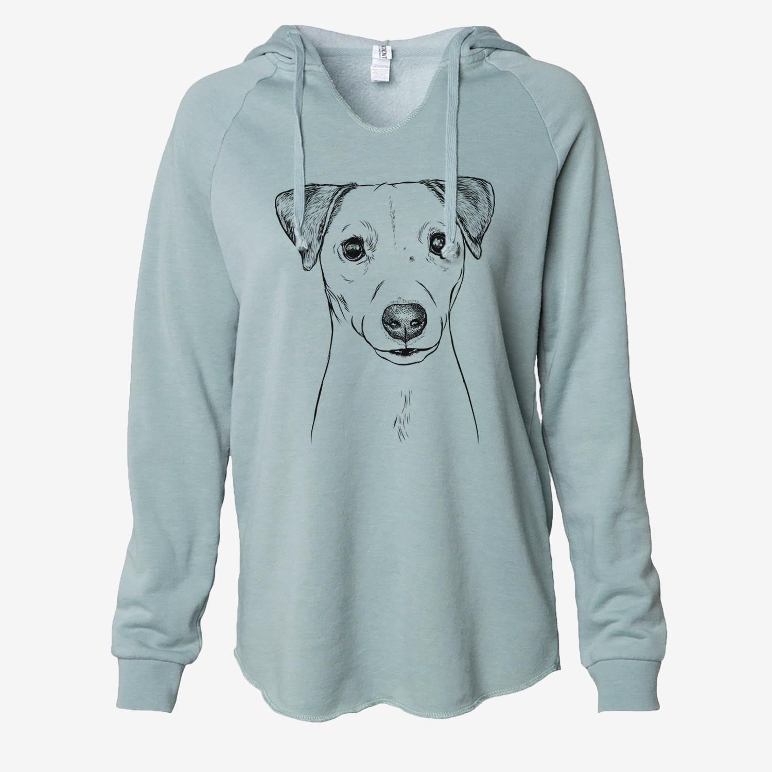 Ally the Jack Russell Terrier - Cali Wave Hooded Sweatshirt