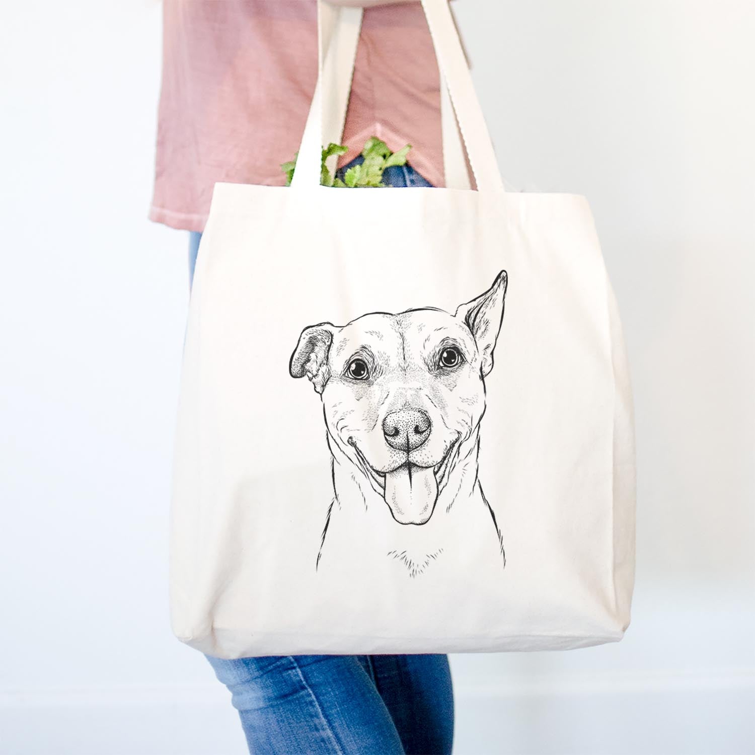 Annie Belle the Pitbull Mix - Tote Bag